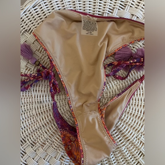 Spell and the Gypsy Collective Flamingo Side-Tie Bikini Bottom - Picture 9 of 12